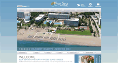 Desktop Screenshot of blueseahotel.gr